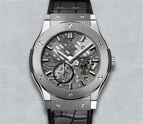 hublot automatic skeleton|Hublot skeleton titanium.